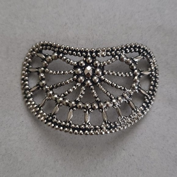 Silver Rhinestone Shoe Clips/ Shoe Jewelry - Picture 7 of 8